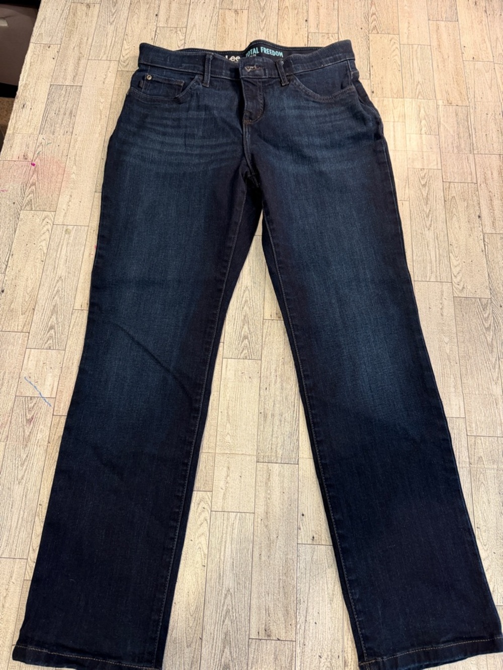 Lee Dark Blue Straight Leg Women’s Jeans